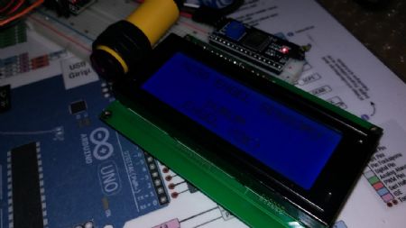 Arduino ile MZ80 kzltesi Engel Sensr ve I2C ile 4x20 LCD ekran kullanm